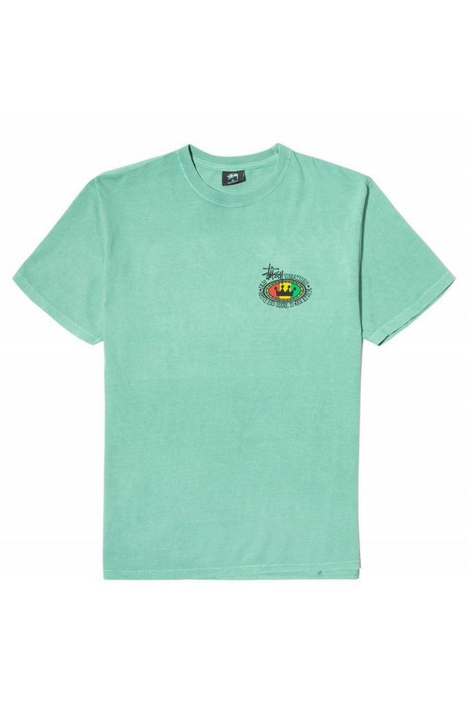 Stussy Rasta Oval Pigment Dyed Tee | Urban Outfitters