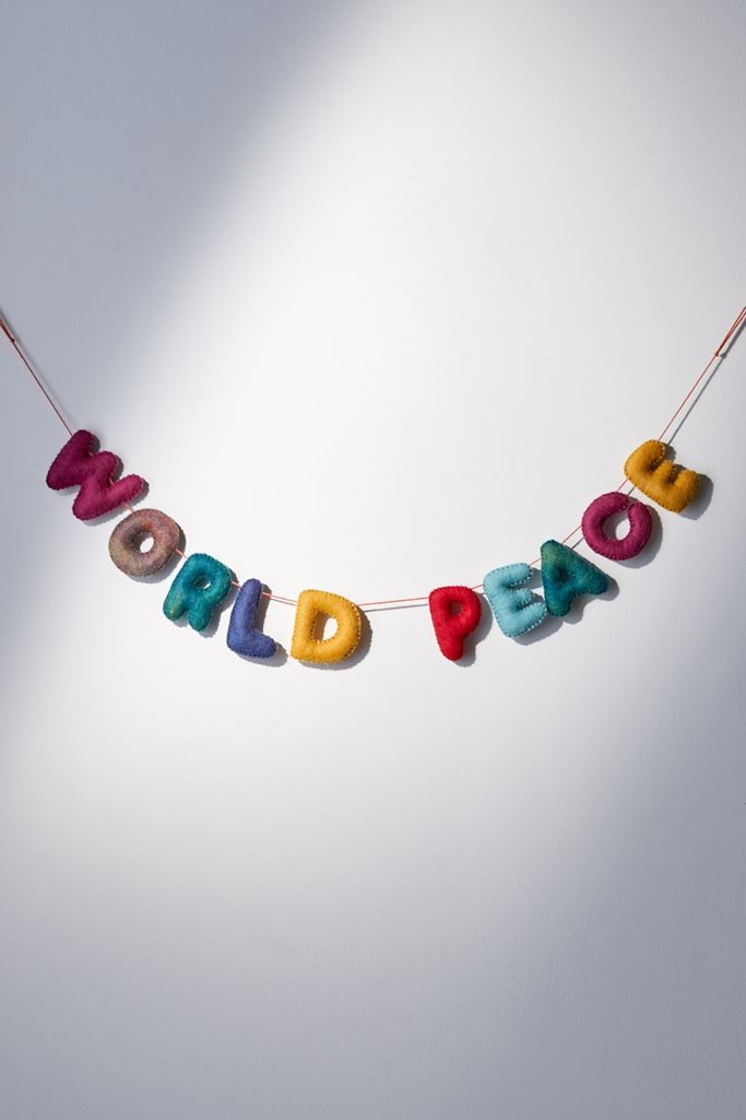 World Peace Banner Urban Outfitters