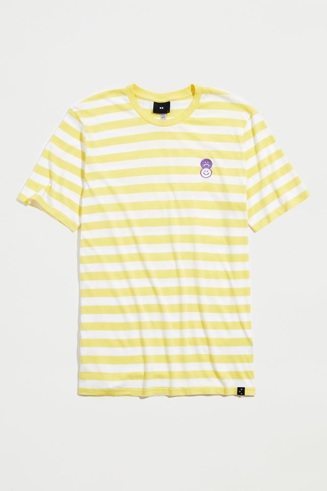 Lazy Oaf Happy / Sad Striped Tee | Urban Outfitters