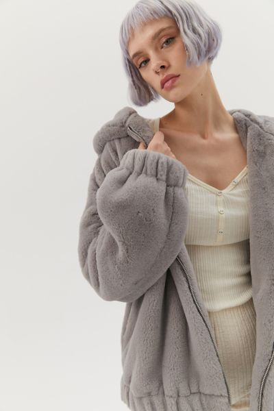 fuzzy jacket urban outfitters