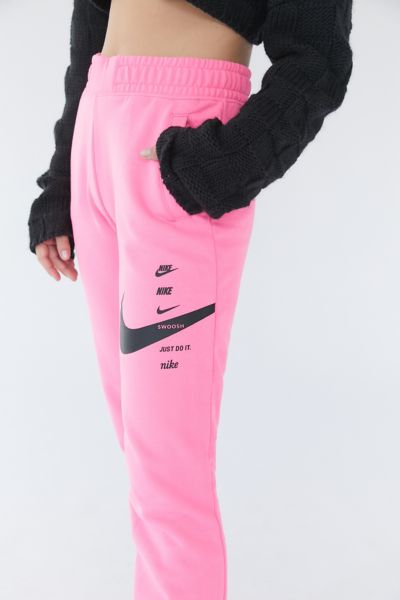 pink nike sweatpants