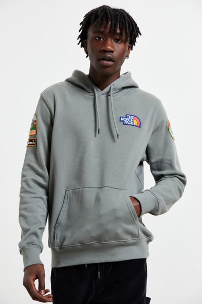 The north face patch hoodie sale