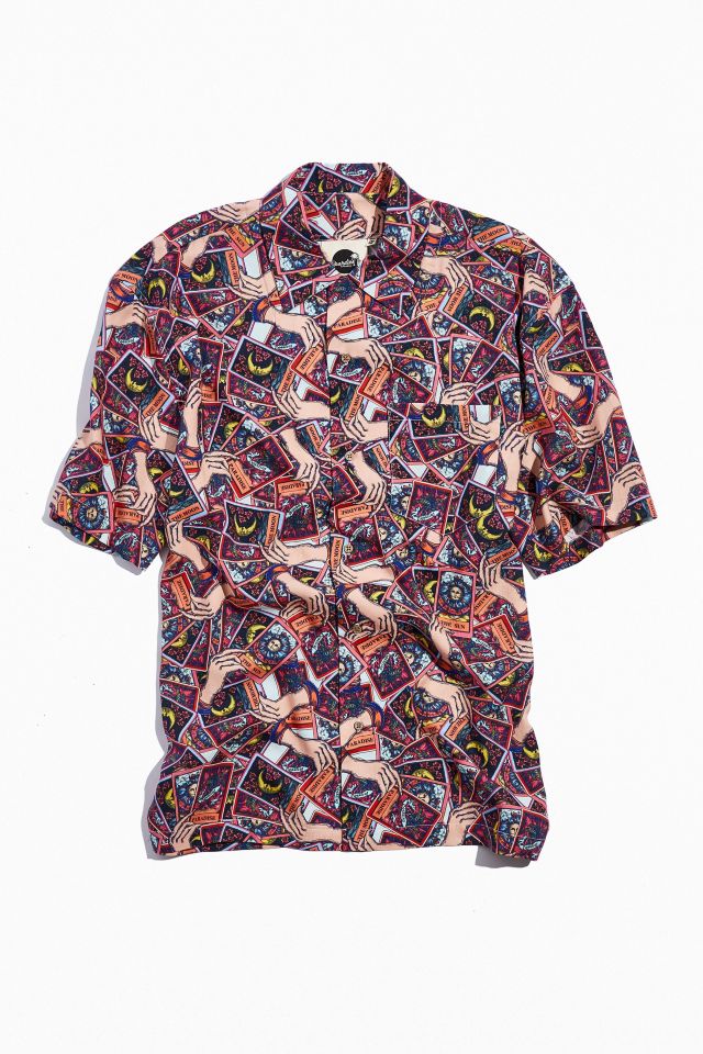Boardies Tarot Card Button-Down Shirt | Urban Outfitters