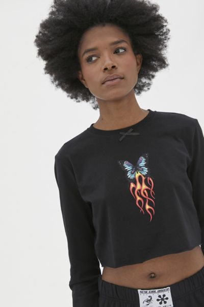 urban outfitters butterfly shirt