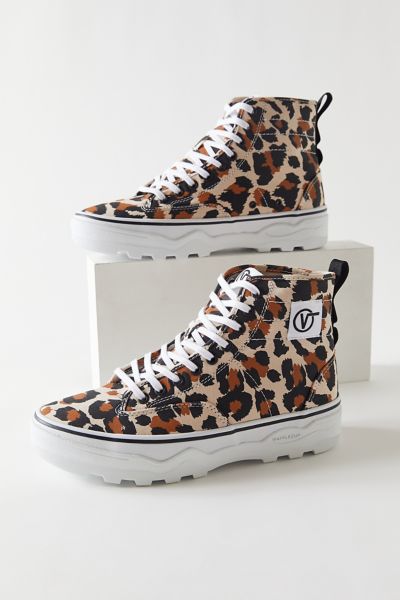 high top vans leopard