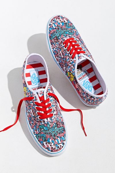 Vans X Where's Waldo Authentic Printed Sneaker | Urban Outfitters