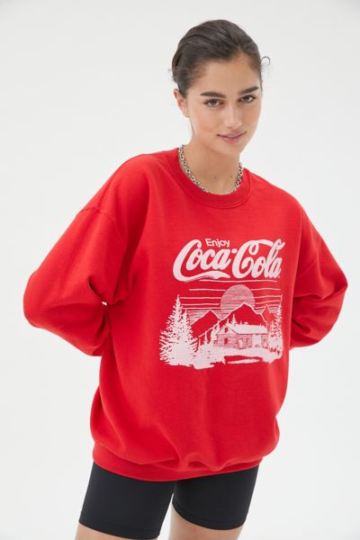coca cola red sweatshirt