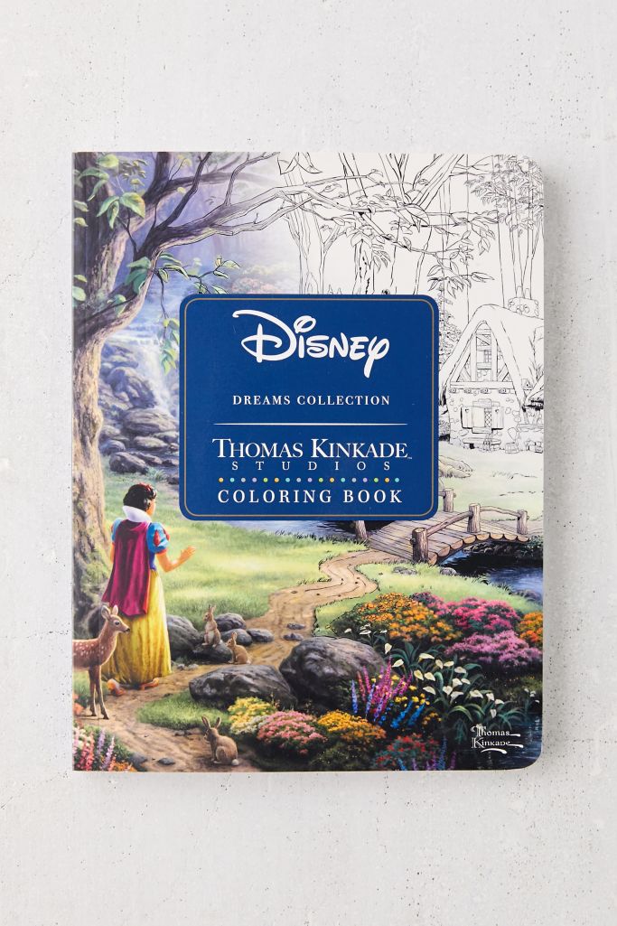 Disney Dreams Collection Thomas Kinkade Studios Coloring Book By Thomas