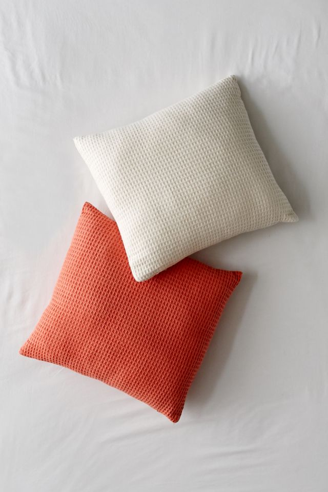 Brushed Waffle Throw Pillow Urban Outfitters