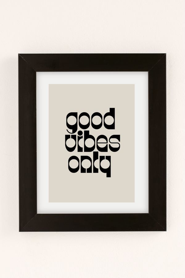 Slide View: 2: Natalie Catalina Good Vibes Only Art Print