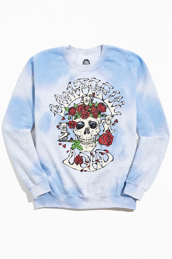 Grateful Dead Skull Crew Neck Sweatshirt | Urban Outfitters