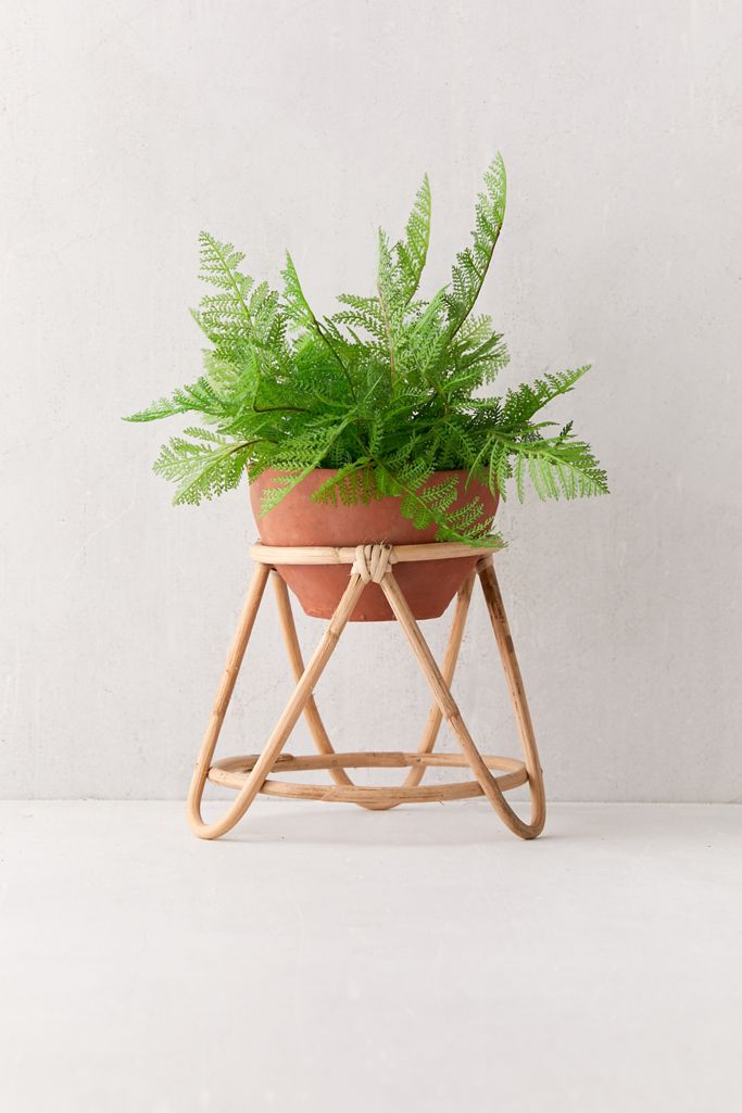 Terracotta 10” Planter And Stand Urban Outfitters