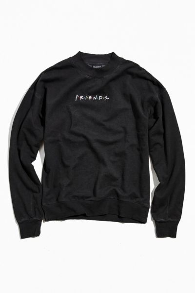 urban outfitters friends hoodie sweatshirt black