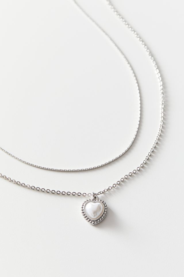 Diana Heart Layer Necklace Set | Urban Outfitters