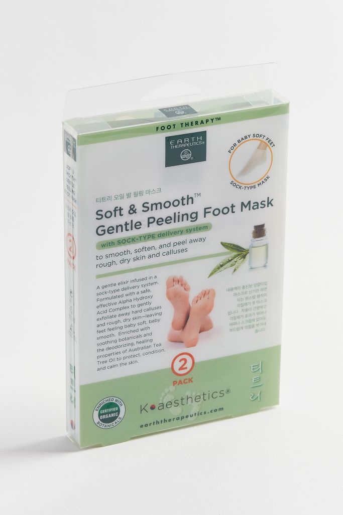 Earth Therapeutics Gentle Peeling Foot Mask Urban Outfitters