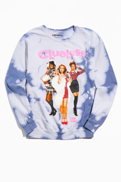 Clueless Tie-Dye Crew Neck Sweatshirt | Urban Outfitters