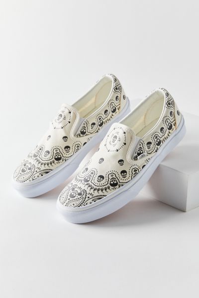 bandana vans slip on