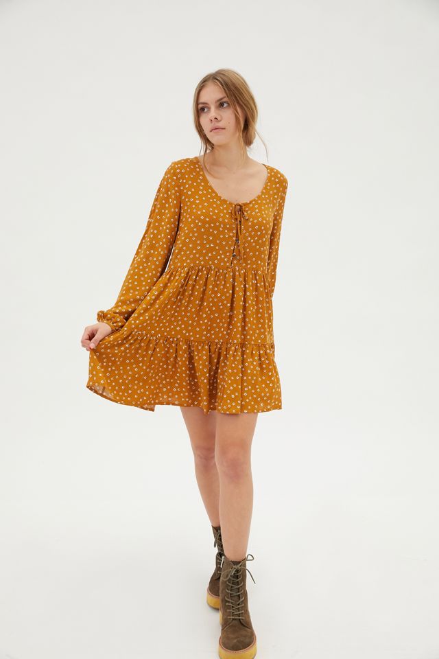 Dress Forum Tiered Ruffle Frock Dress Urban Outfitters