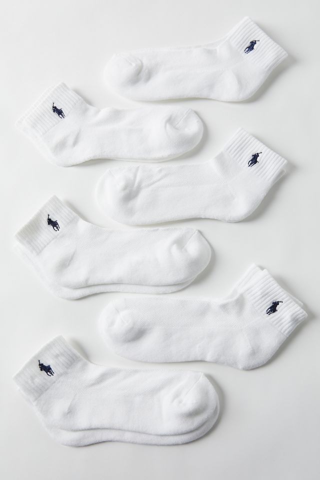 Polo Ralph Lauren Cushioned Quarter Sock 6Pack Urban Outfitters