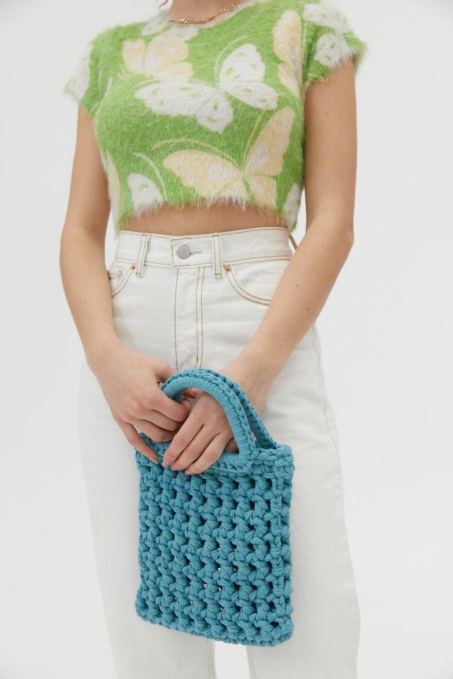 Binge Knitting Capri Beach Mini Tote Bag | Urban Outfitters