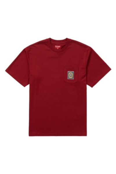 Supreme Crest Label Pocket Tee | Urban Outfitters