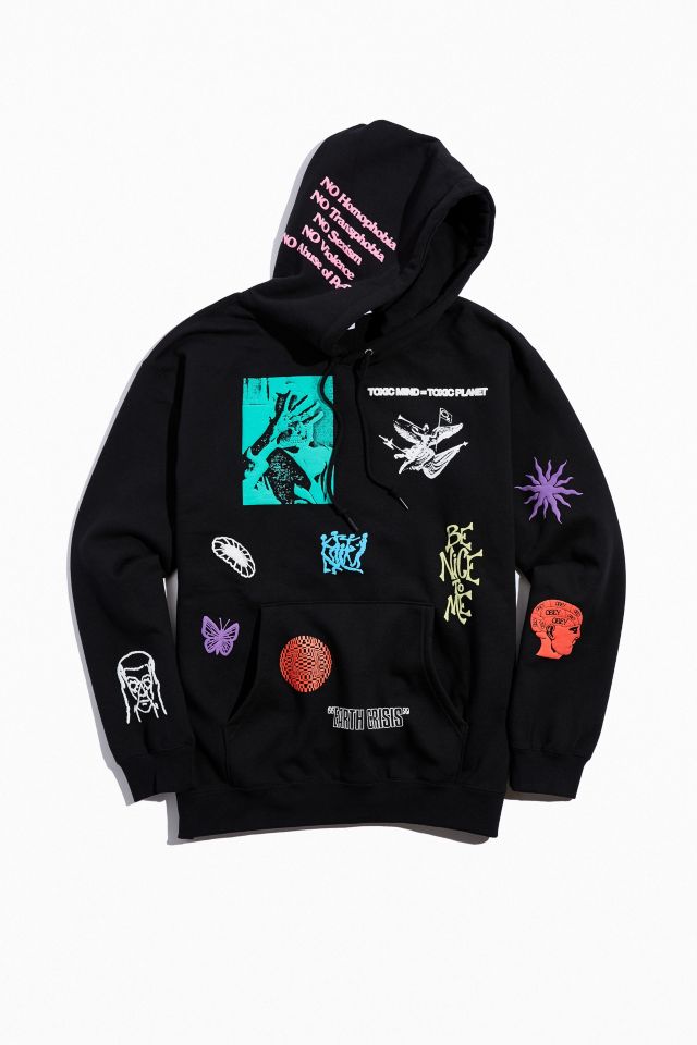 OBEY Toxic Planet Hoodie Sweatshirt | Urban Outfitters Canada