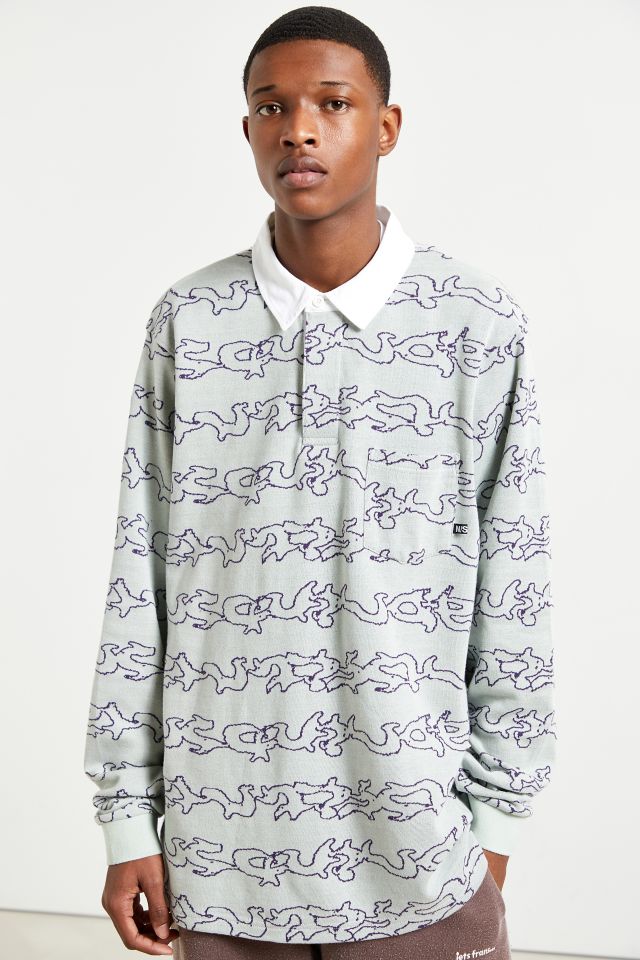 M/SF/T Big Logo Rugby Shirt | Urban Outfitters