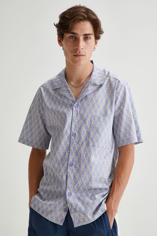 adidas Tonal Button-Down Shirt | Urban Outfitters