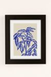 Thumbnail View 2: Superblooming Minimal Blue Plant Art Print