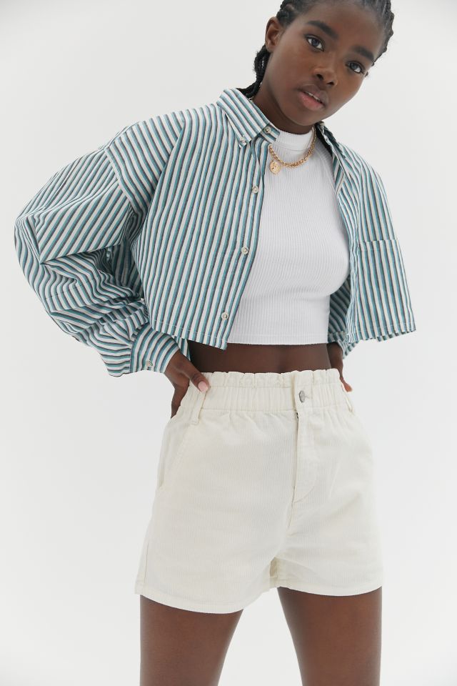 BDG Pull-On Corduroy Mom Short | Urban Outfitters
