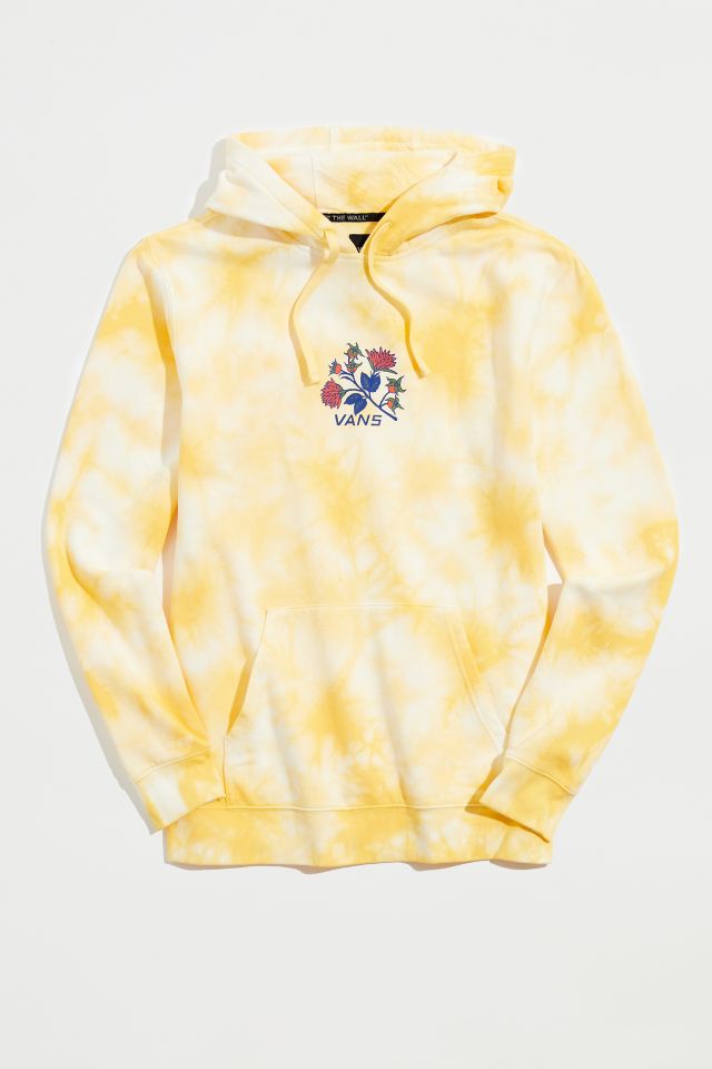 Vans Tie-Dye Flower Detail Hoodie Sweatshirt | Urban Outfitters