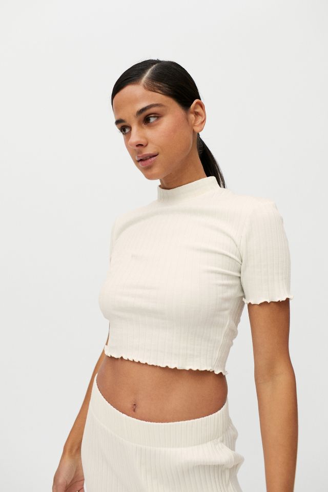 Twenty Montreal Sunnyside Ribbed Cropped Top | Urban Outfitters