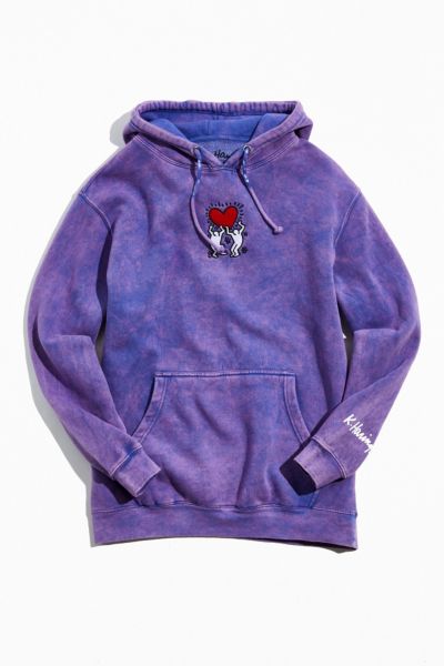 Keith Haring Embroidered Hoodie Sweatshirt | Urban Outfitters