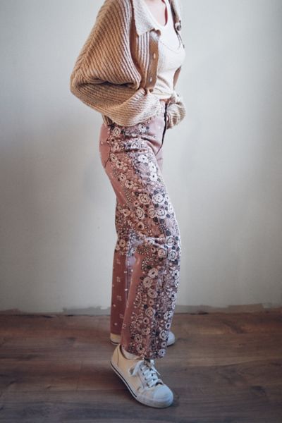 high waisted cowboy jeans