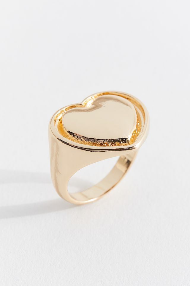 Heart Statement Ring Urban Outfitters Canada