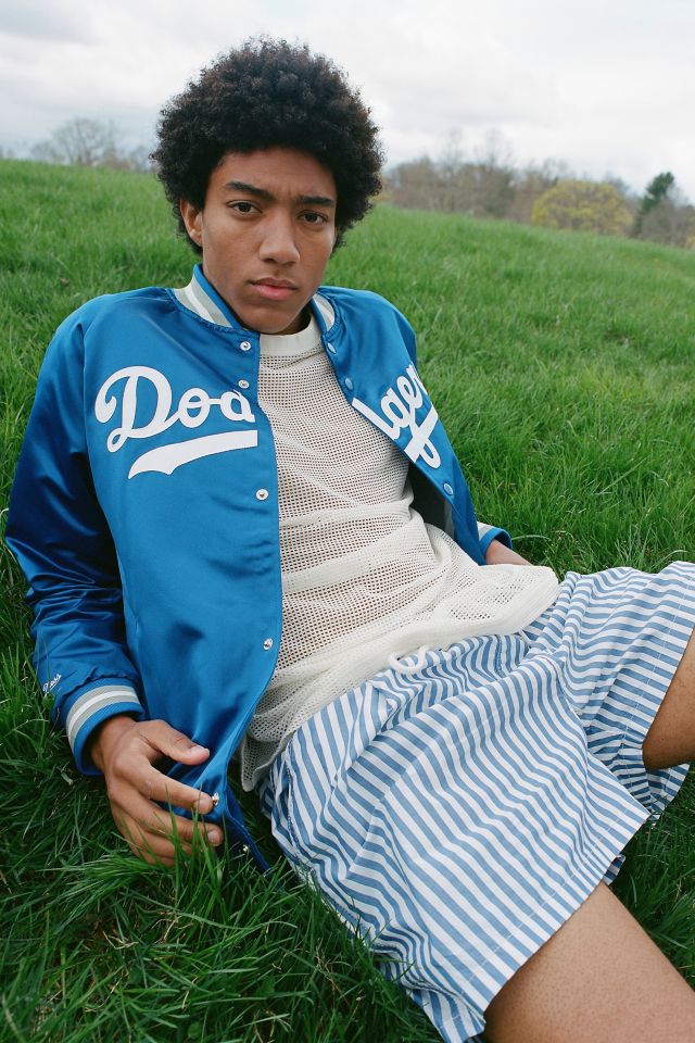 Mitchell & Ness Los Angeles Dodgers Satin Jacket | Urban Outfitters