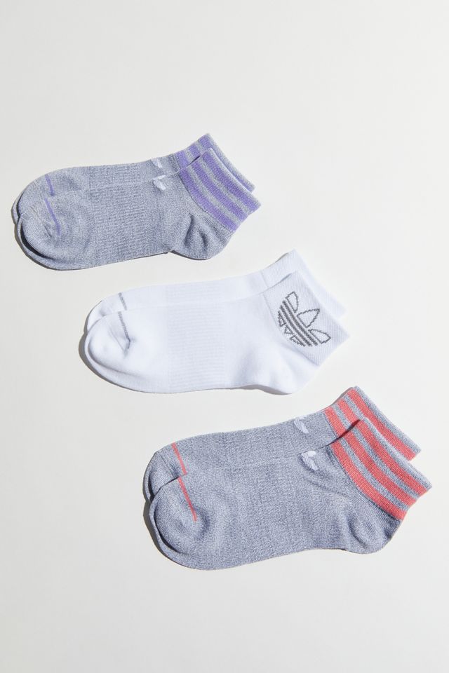 adidas Originals Women’s 3Stripe Quarter Sock 3Pack Urban Outfitters