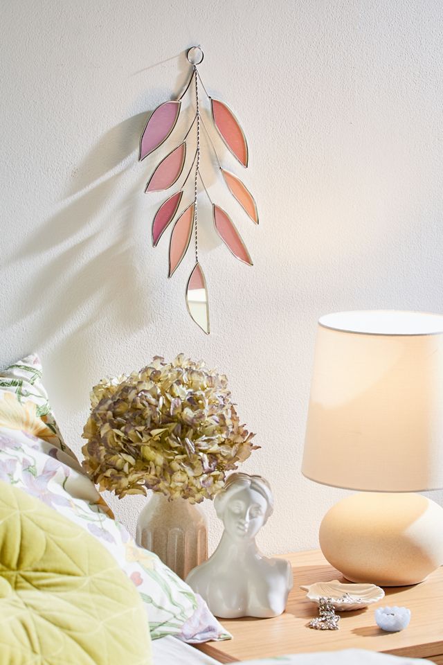 Leafy Stained Glass Wall Hanging Urban Outfitters
