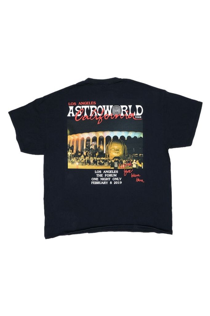 Travis Scott Astroworld La Exclusive TShirt Black Urban Outfitters