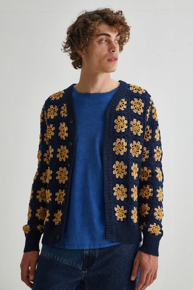 Corridor Hand Crochet Knit Cardigan Urban Outfitters Canada