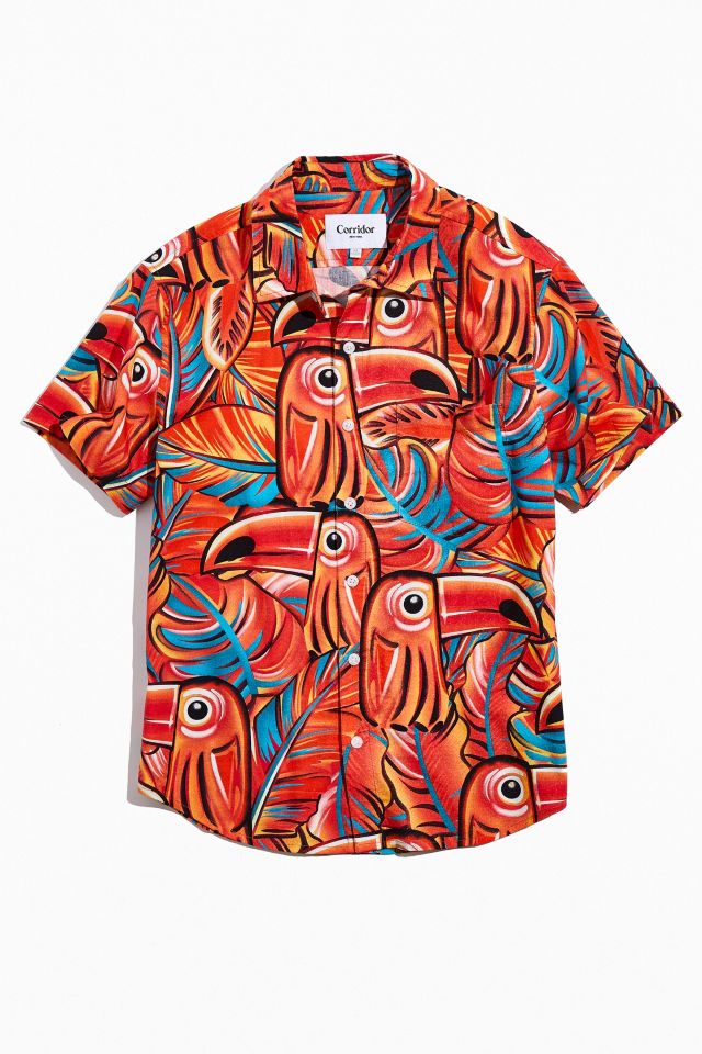 Corridor Toucan Button-Down Shirt | Urban Outfitters