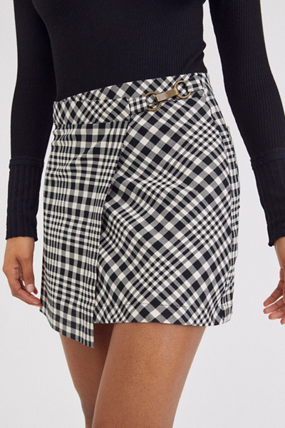 UO Tori Plaid Wrap Mini Skirt | Urban 