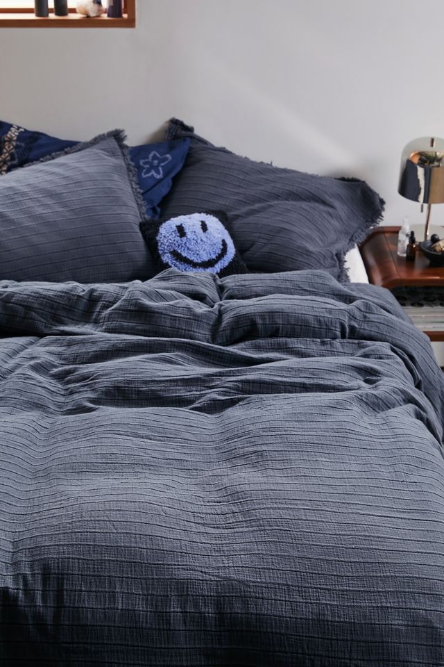 Avery YarnDye Double Cloth Duvet Cover Urban Outfitters
