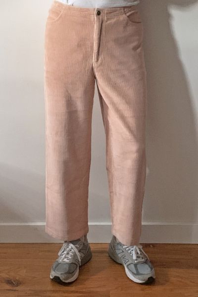 pink cord trousers