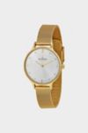 Thumbnail View 1: Skagen Anite Silver Dial Gold-tone Mesh Ladies Watch SKW2150