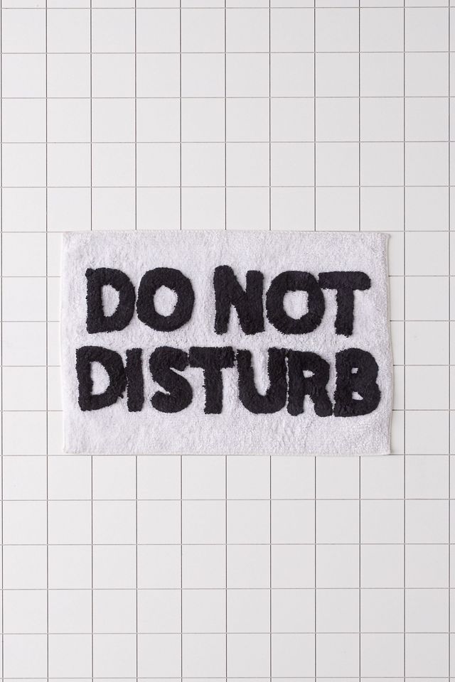 Do Not Disturb Bath Mat Urban Outfitters