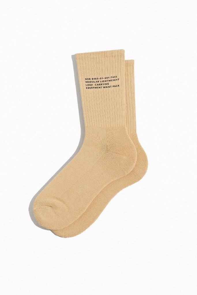 Utility Text Crew Sock | Urban Outfitters