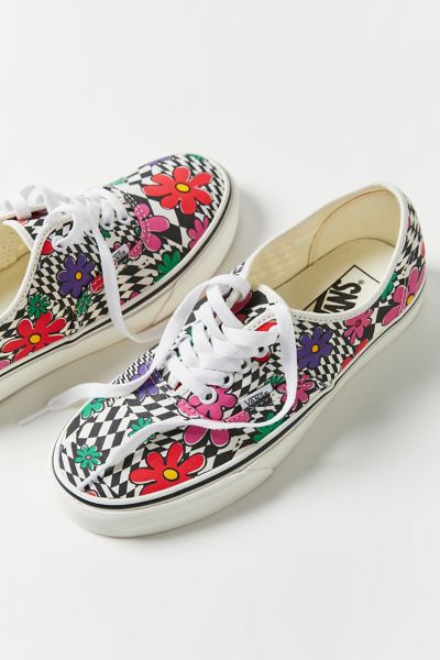 Vans Authentic Floral Checkerboard 