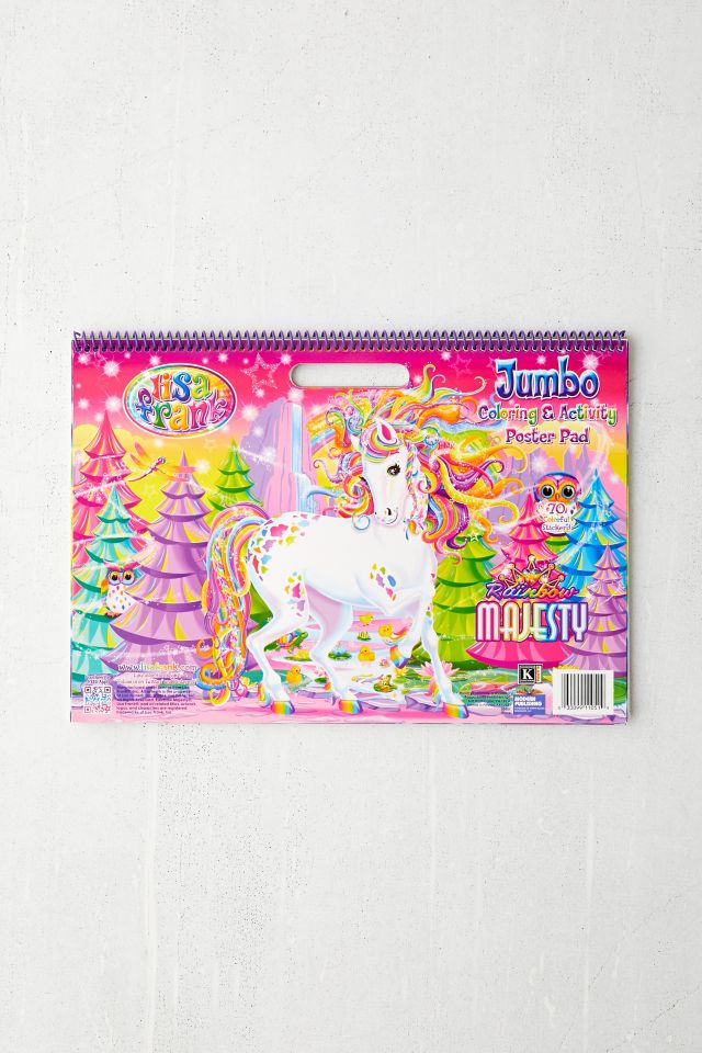 Download Lisa Frank Jumbo Coloring Activity Poster Pad By Kappa Books Urban Outfitters