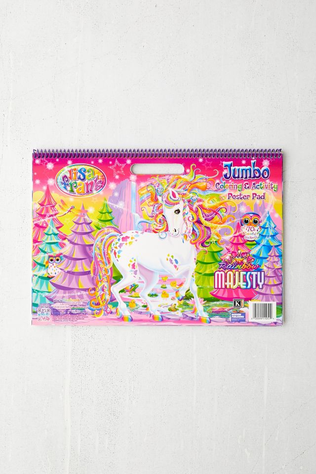Download Lisa Frank Jumbo Coloring Activity Poster Pad By Kappa Books Urban Outfitters